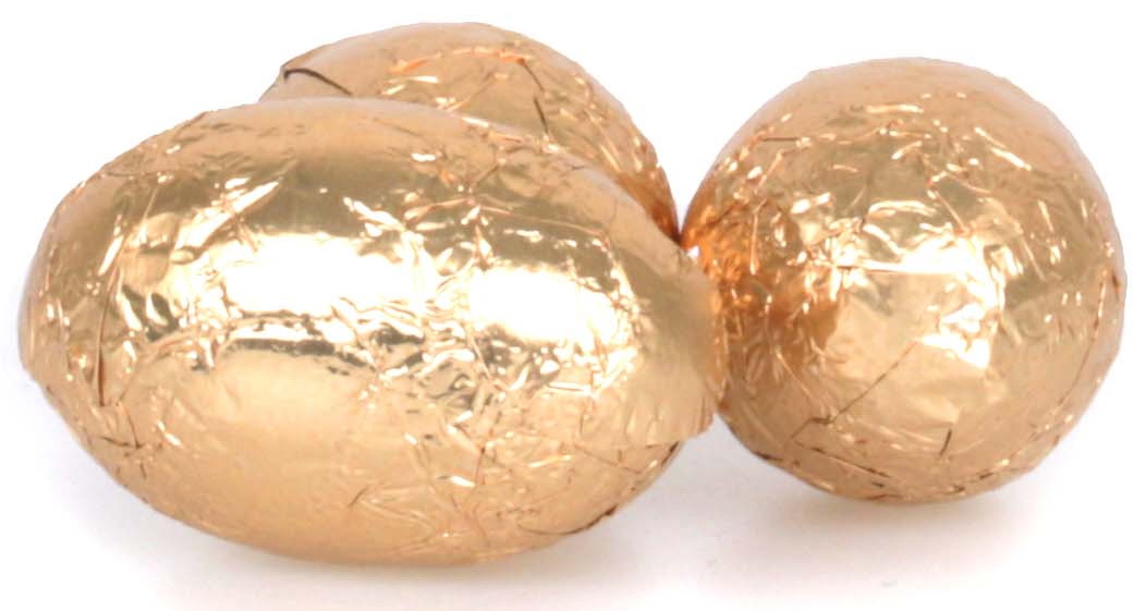 Praline Eier Gold 5 g