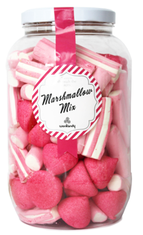 Marshmallow: Pink Mix, 1/1 Gallon 600 g.