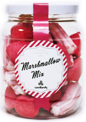 Marshmallow: Pink Mix  1/2 Gallon (300 g)