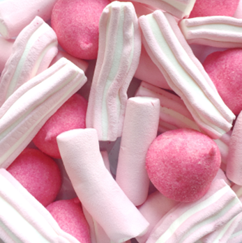 Marshmallow: Pink mix, Bulk/Kg